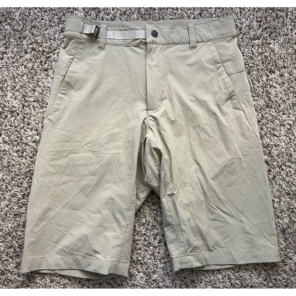 Black Diamond Valley Shorts Mens Small Beige 11" Belted